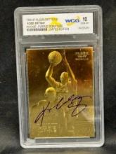 1996-97 Fleer 23kt Gold Kobe Bryant Rookie Purple Signature Limited Edition WCG 10