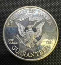 1984 1 Troy Oz .999 Fine Silver Eagle Bullion Coin