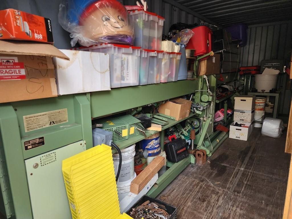 Container Contents - Miller weldmaster t-500 ac Quantity x2 units onnis olsen fs Curtis etc