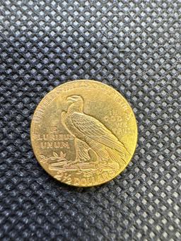 1928 Gold 2 1/2 Dollars Gold Indian Eagle 4.18 grams