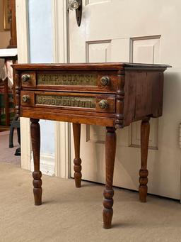 Antique J. & P. Coats Spool Cabinet