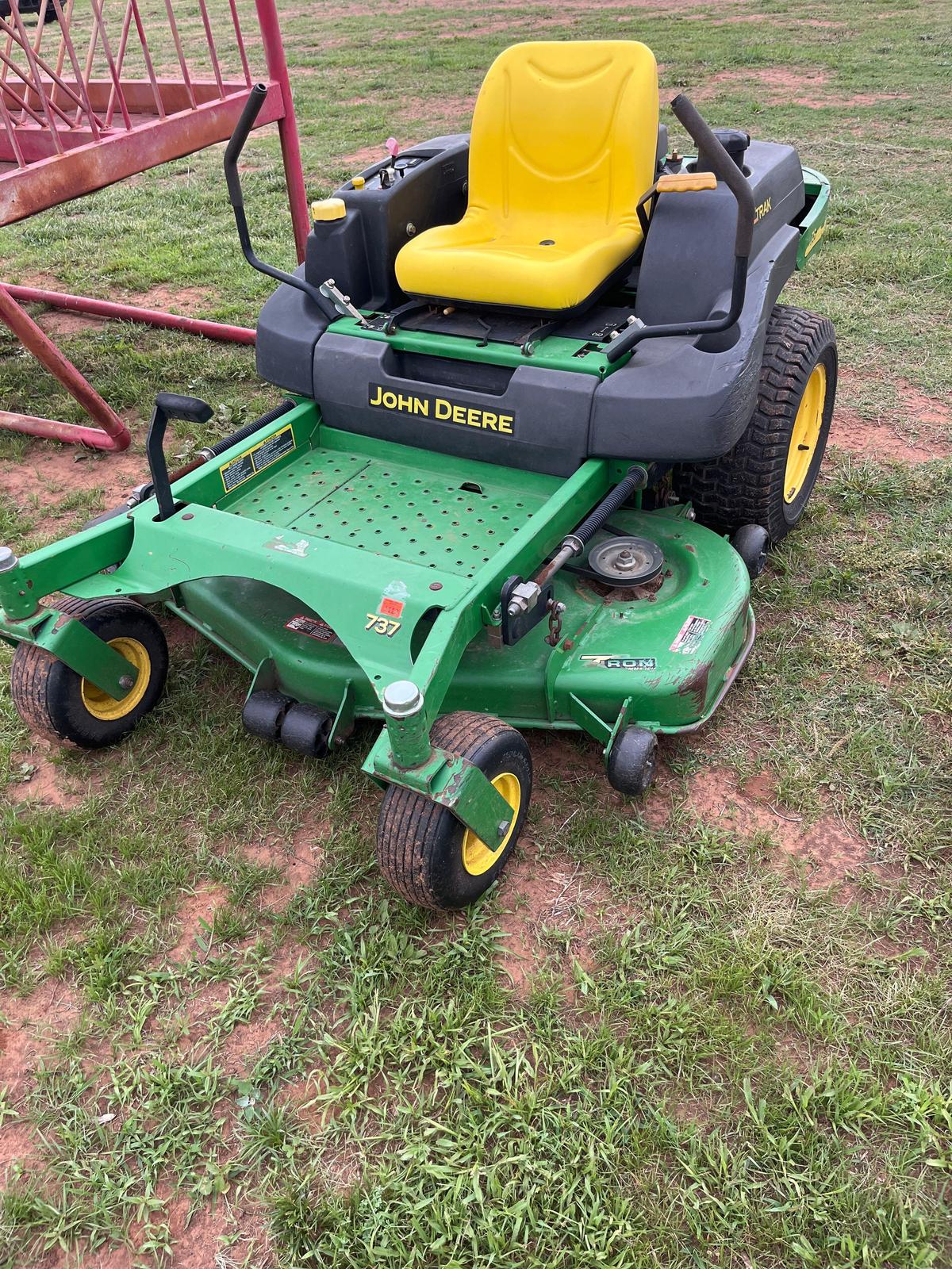 John Deere 737 ztrak zero turn lawn mower