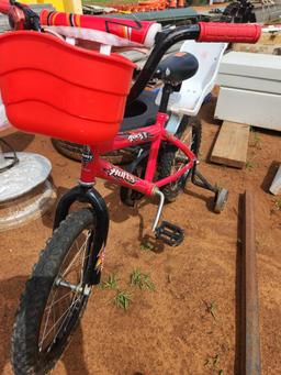 huffy kids bike with training wheels