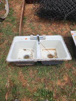 cast iron kitchen sink