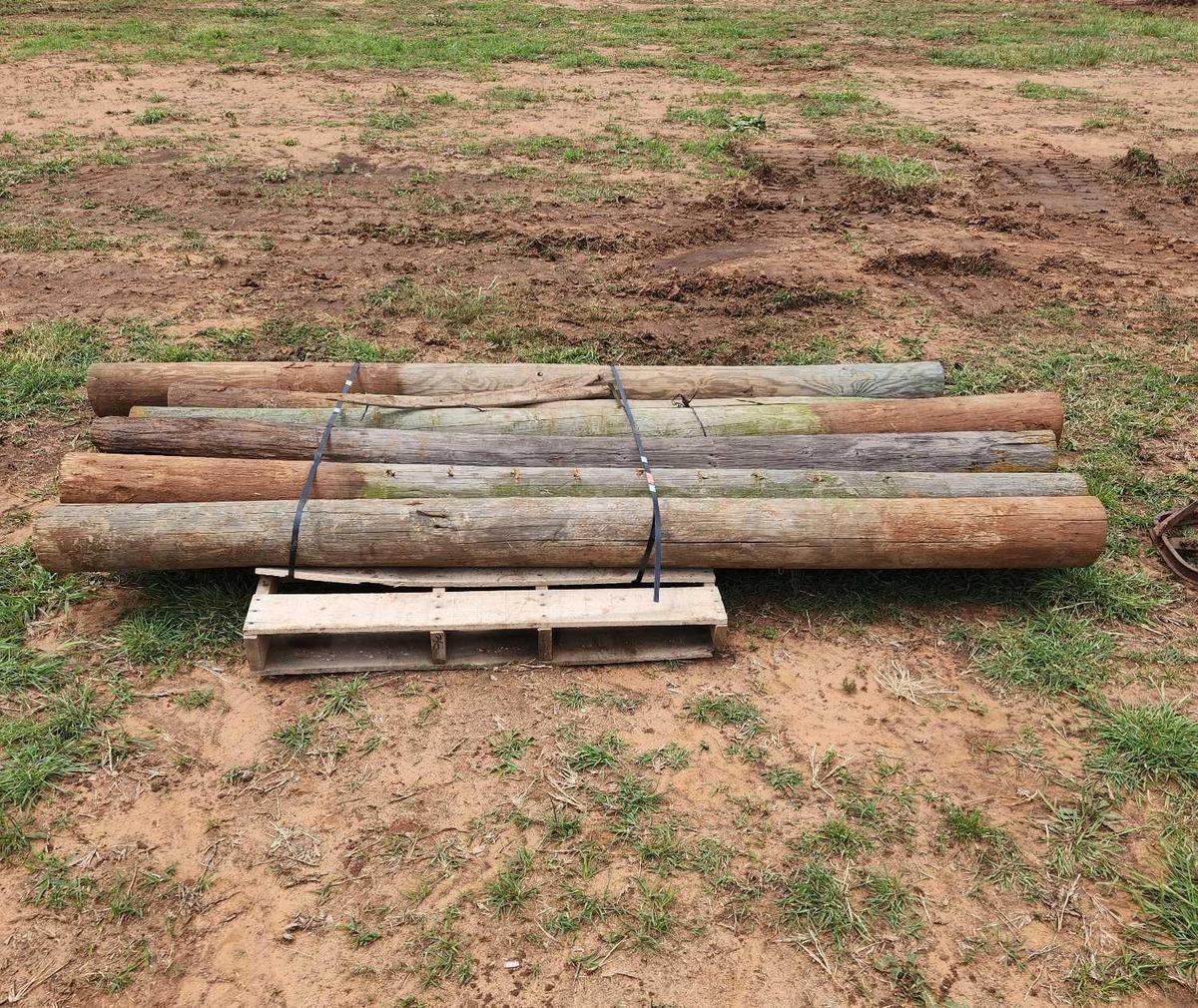 6 inch wooden posts