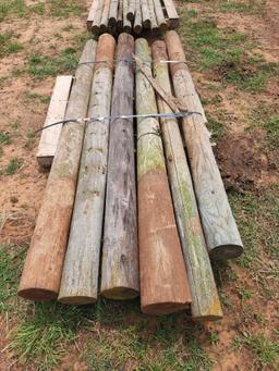 6 inch wooden posts