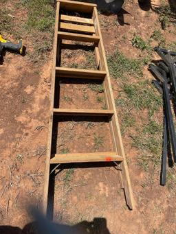 wood ladder