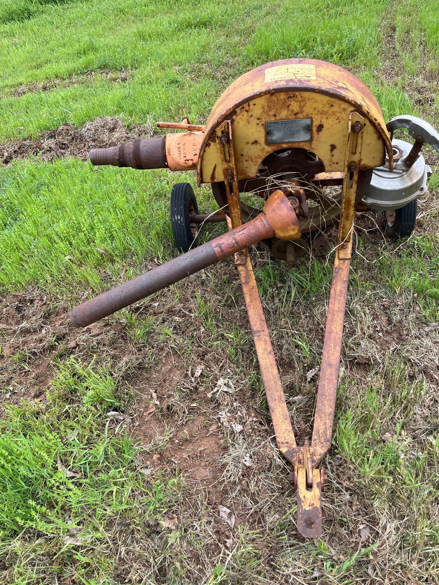 Portable PTO water Pump