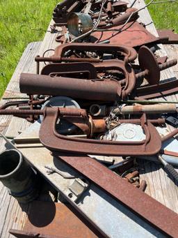 Several C Clamps and some Scrap metal