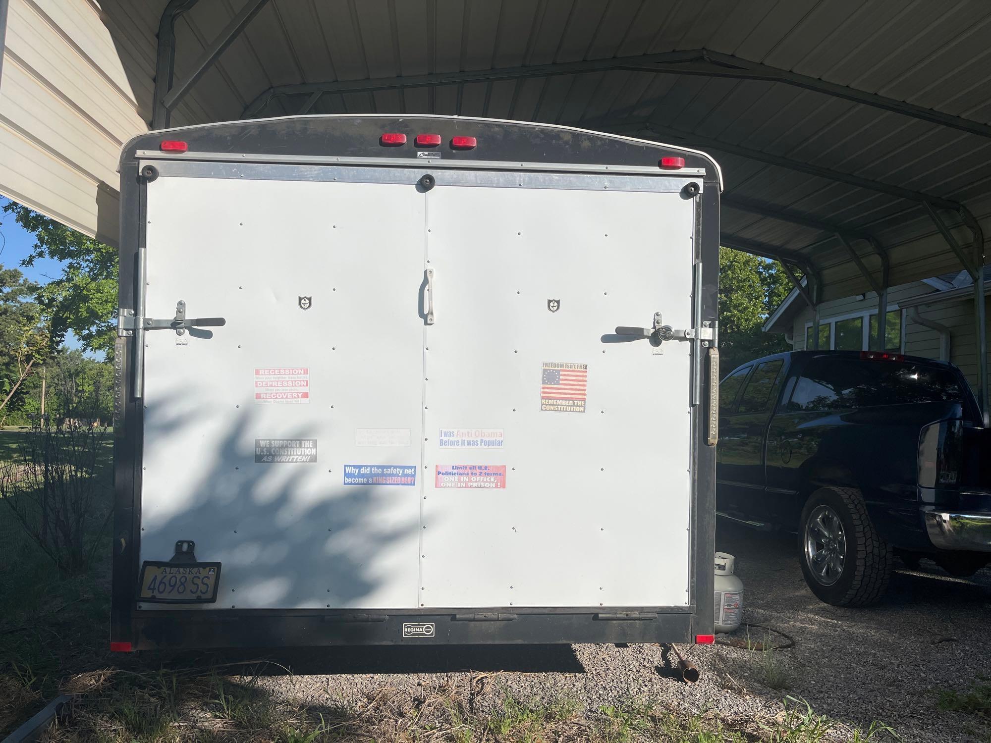 enclosed trailer