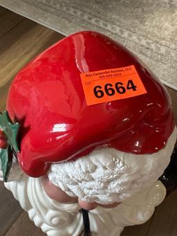 Ceramic santa