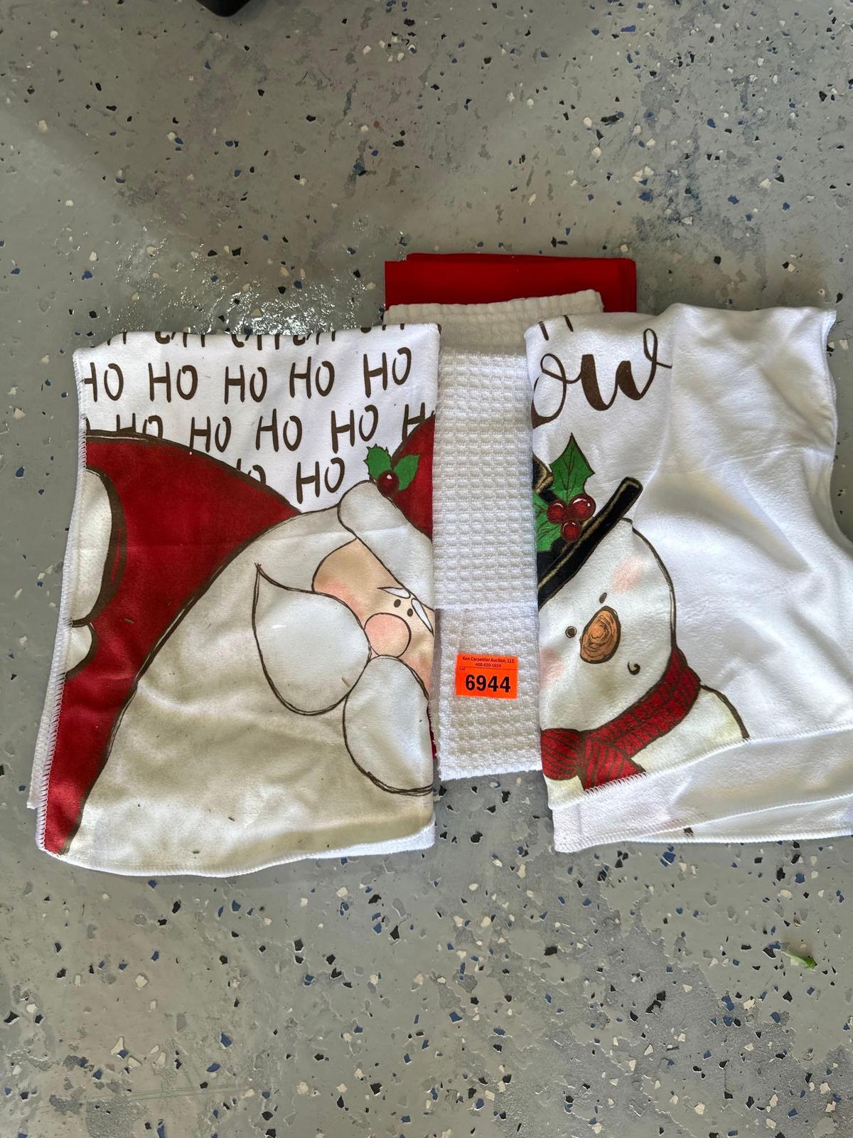 Christmas hand towels