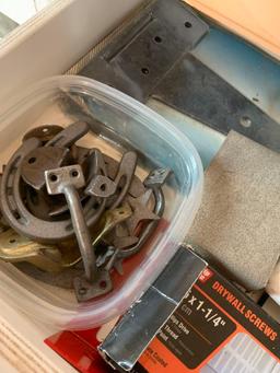 miscellaneous screws, decor, hinges, electric timers