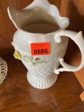 Belleek pitcher