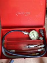 pressure gauge and snap on tool box