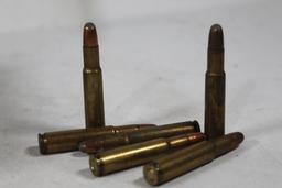 Three boxes of 30 Remington, two boxes are vintage. One Peters 170 gr Inner belted SP, one Remington