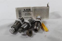 Lee 3 die carbide set for 38 Super with shell holder. Used, in good condition.