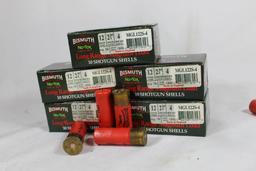 Five boxes of Winchester 12 ga #4 Bismuth shotshells. New, count 50.