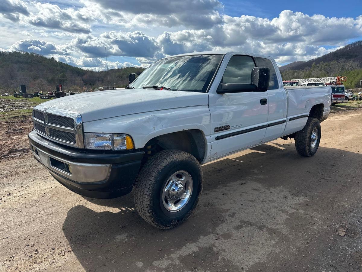 2001 Dodge Ram 2500 4x4 Pickup Truck (Diesel), VIN # 3B7KF236X1G188560