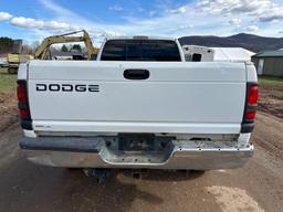 2001 Dodge Ram 2500 4x4 Pickup Truck (Diesel), VIN # 3B7KF236X1G188560