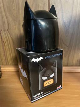 Batman Funko Pop and Food Container