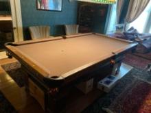 1900s B.A. Stevens Billiard Pool Table