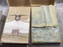 Two Vintage Dining Linen Sets