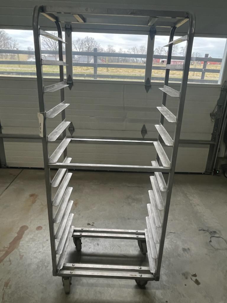 12 Tier Sheet Pan Rack - End Load