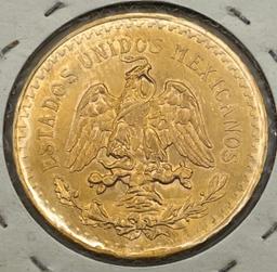 Mexican 50 Peso Gold Coin, 1929