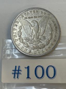 1890-CC MORGAN SILVER DOLLAR