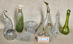 10 PIECES OF AVON GLASS