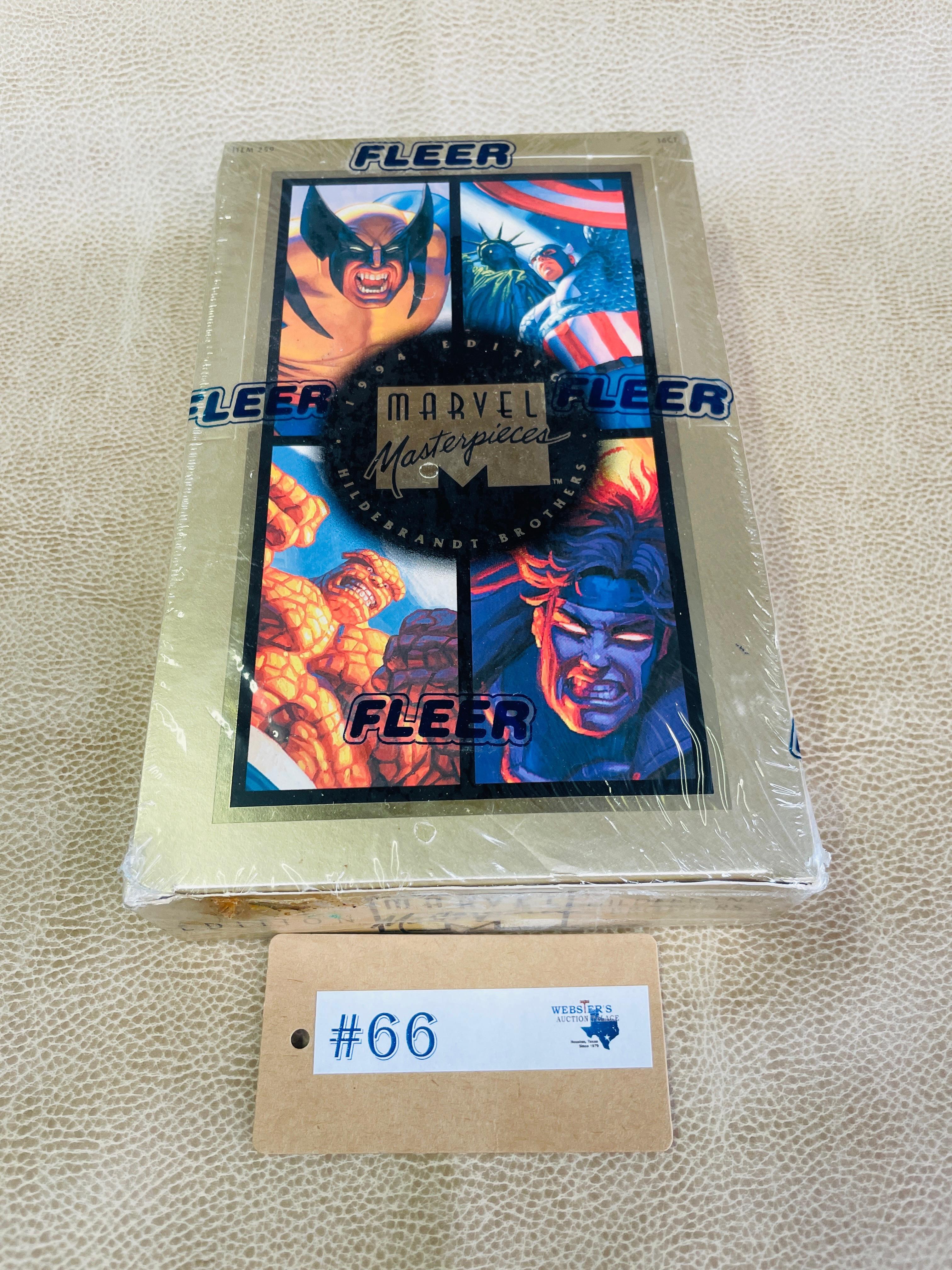 FLEER MARVEL MASTERPIECE CARD SET