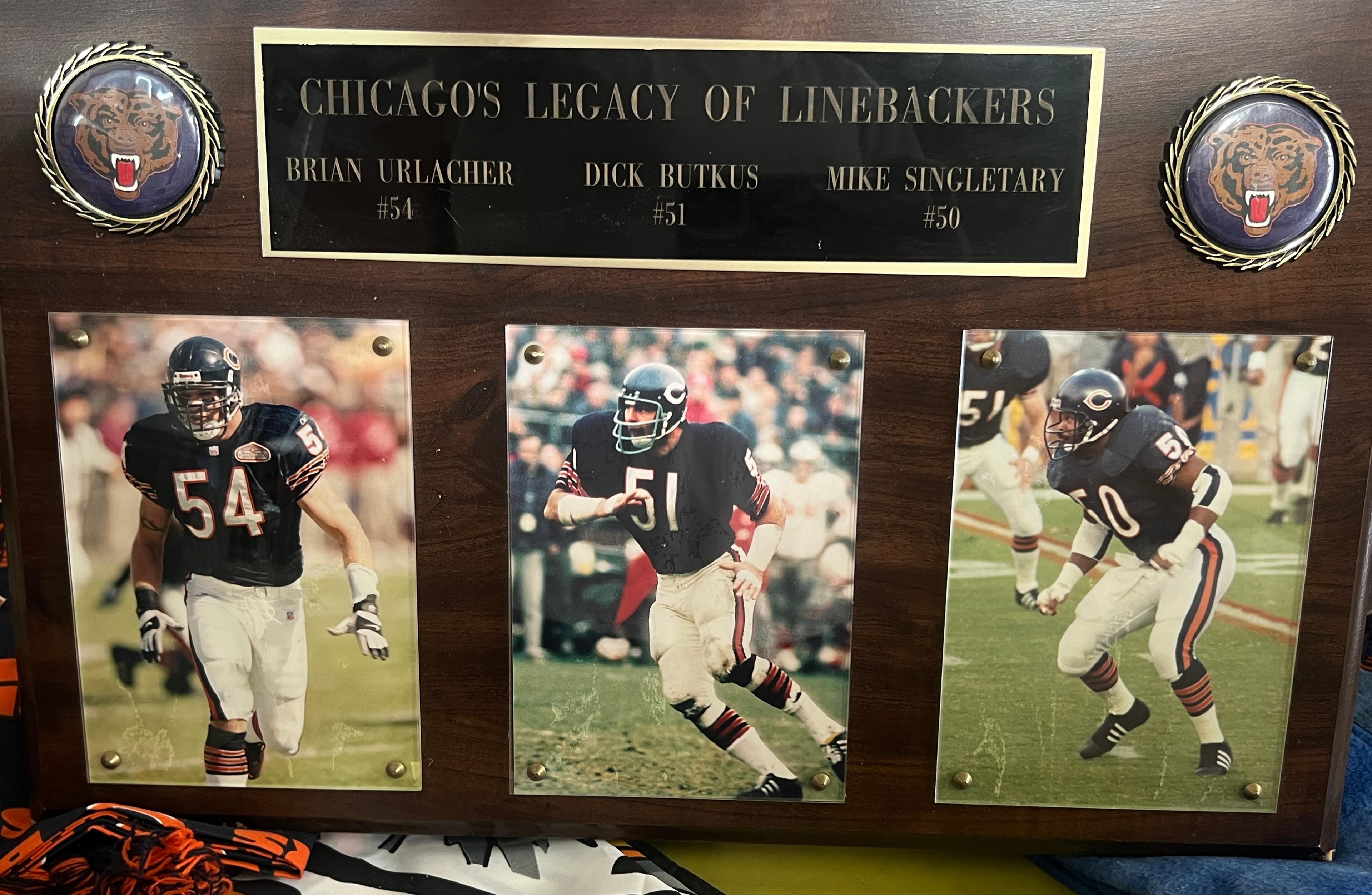 HUGE LOT OF CHICAGO BEARS MEMORABILIA