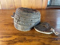 Early 1900's Leather football Helmet