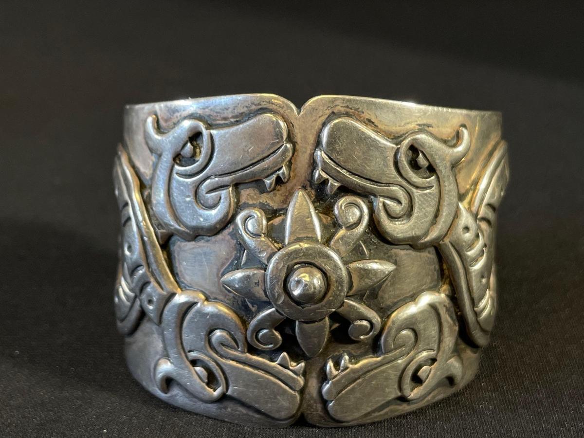 Sterling Silver Cuff "Rancho Alegre Mexico 2005"