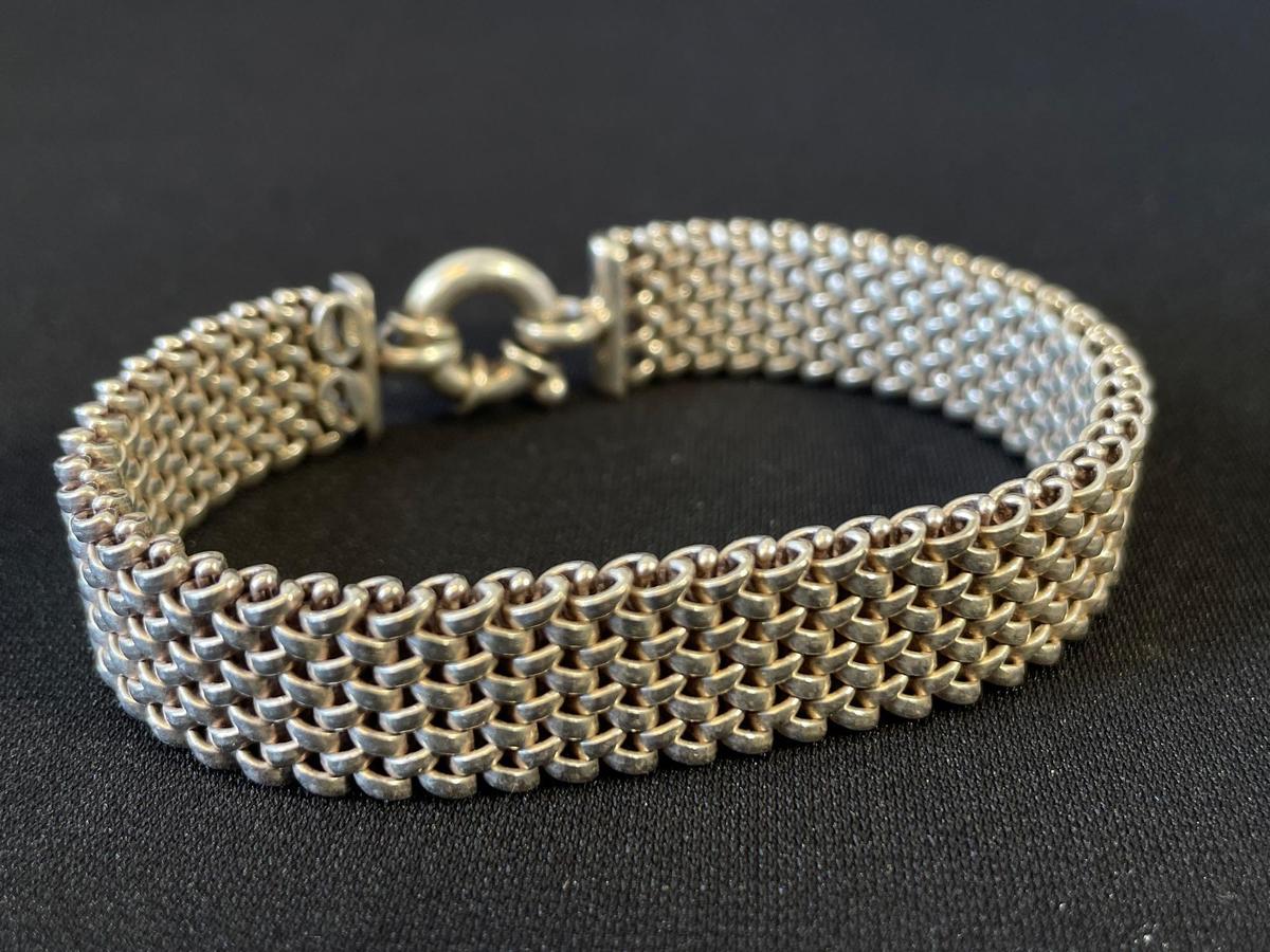 Sterling Silver Mesh Bracelet