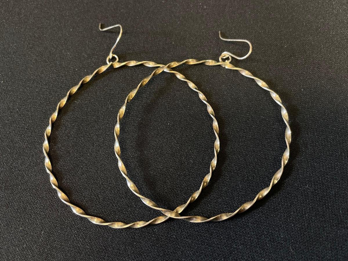 Sterling Silver Hoop Earrings