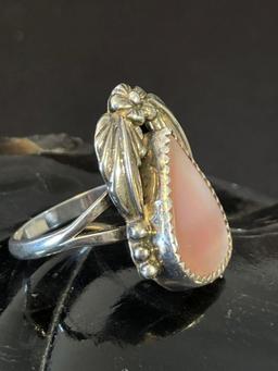 Sterling Silver and Moonstone Ring