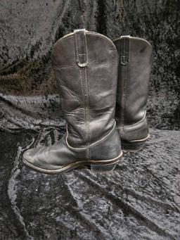 Men's Double H (H&H) black leather boots