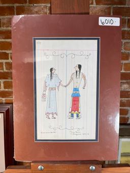 Ledger Art Original " Love is in the Air"