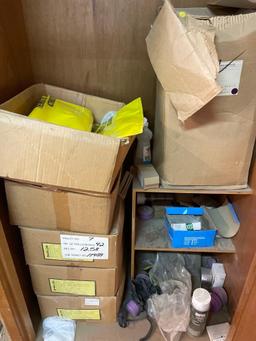 Asbestos Abatement Bags, Respirators & Cabinet