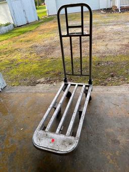 Aluminum Stock Cart with Folding Handle