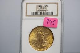 $20 GOLD NGC GRADED