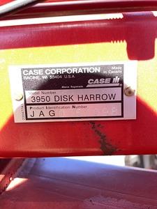 Case IH 3950 26’ Cushion Gang Disk with Harrow and Duals on Wings