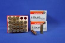 Ammo Winchester 41 Rem Mag. 40 total rounds.