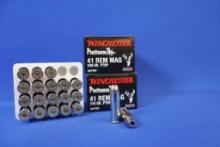 Ammo Remington 41 Rem Mag. 40 total rounds.