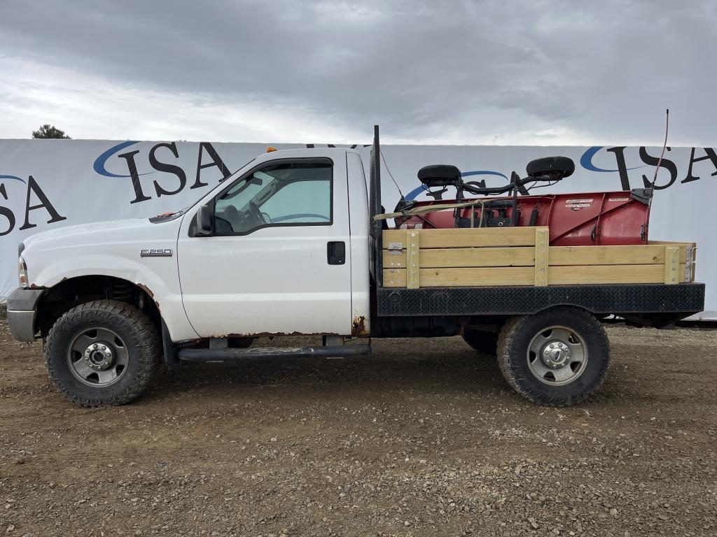 2005 Ford F250 Xl 4x4 Plow Truck