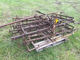 3 Section Drag Harrow w/ evener bar