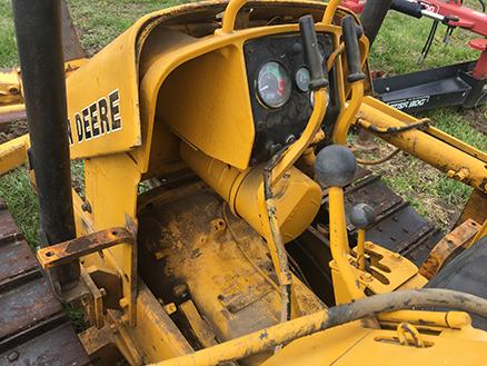 1976 JD 350C Crawler 46hp, Rops, 7 1/2 Blade, Serial #2562081, Sold as Found