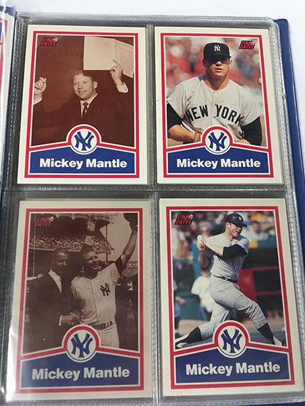 Mickey Mantle 1-20 Line Drive Cards